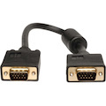 Eaton Tripp Lite Series VGA High-Resolution RGB Coaxial Cable (HD15 M/M), 1 ft. (0.31 m)