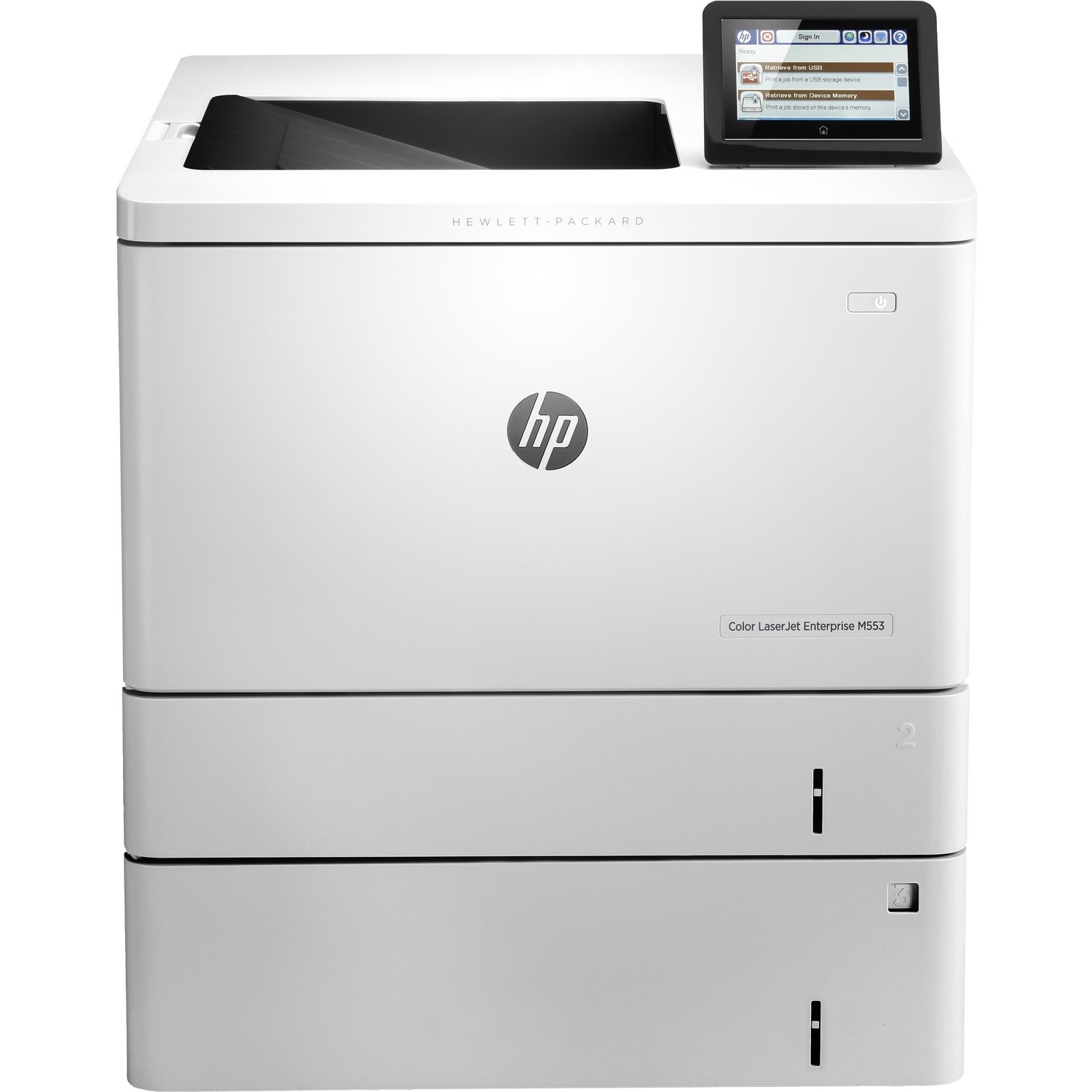 HP LaserJet M553xm Desktop Laser Printer - Colour