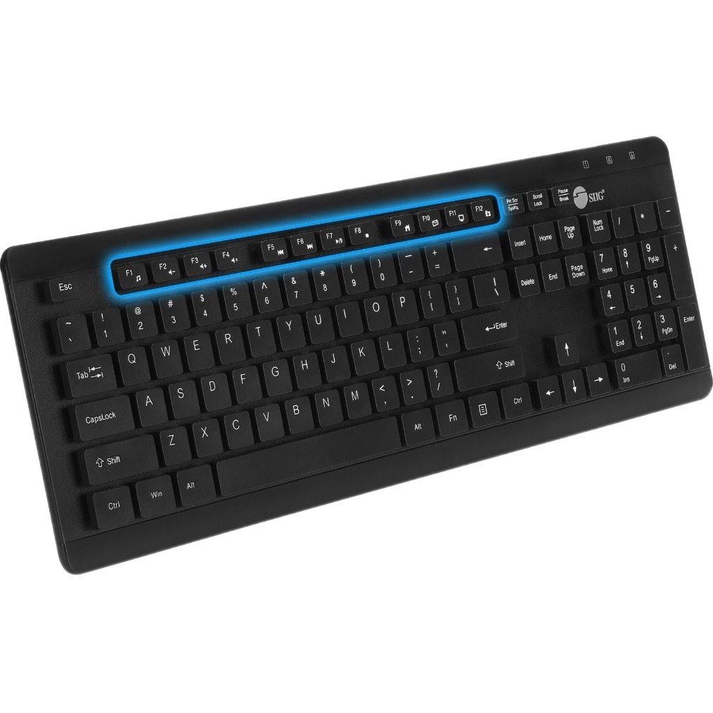 SIIG Industrial Grade Washable & Dustproof USB Multimedia Keyboard