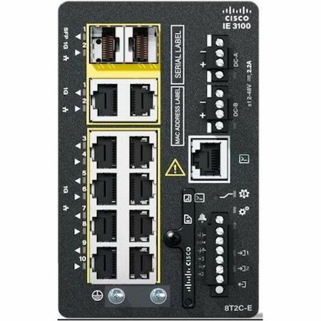 Cisco Catalyst IE3100 Rugged 10 Ports Manageable Ethernet Switch - Gigabit Ethernet - 1000Base-T, 1000Base-TX