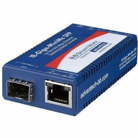 Advantech 10/100/1000Mbps Miniature Media Converter with LFPT