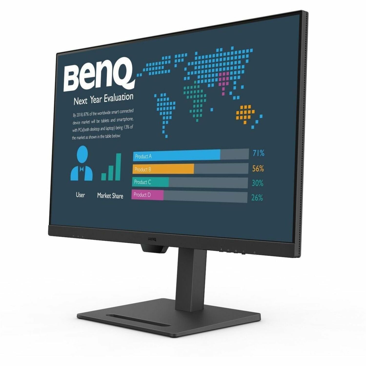 BenQ BL3290QT 32" Class WQHD LED Monitor - 16:9 - White