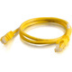 C2G-3ft Cat6 Snagless Crossover Unshielded (UTP) Network Patch Cable - Yellow