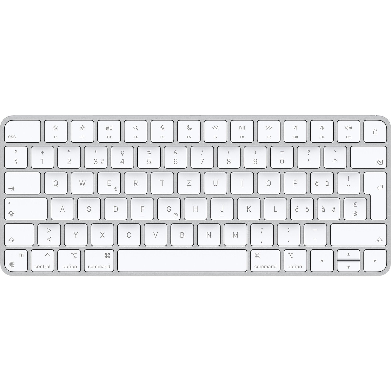 Apple Magic Keyboard - Wired/Wireless Connectivity - Lightning Interface - White