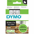 Dymo S0720930 D1 53713 Tape 24mm x 7m Black on White