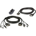 ATEN 2L-7D02UDX3 1.8M USB DVI-D Dual Link Dual Display Secure KVM Cable Kit
