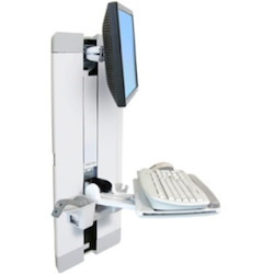 Ergotron StyleView 60-609-216 Lift for Flat Panel Display, Keyboard, Monitor - White
