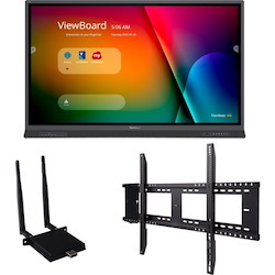 ViewSonic ViewBoard IFP6552-E1 - 4K Interactive Display with WiFi Adapter and Fixed Wall Mount - 400 cd/m2 - 65"