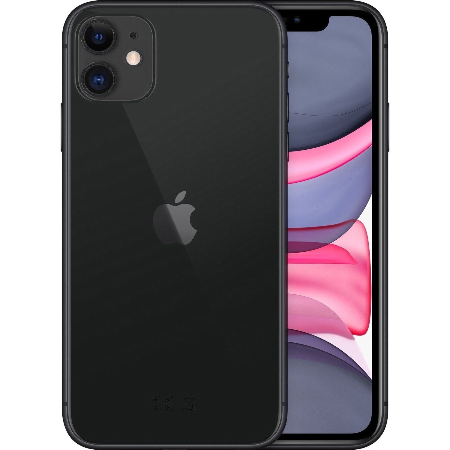 Apple Apple iPhone 11 128 GB Smartphone - 15.5 cm (6.1") LCD 1792 x 828 - Hexa-core (LightningDual-core (2 Core) 2.65 GHz + Thunder Quad-core (4 Core) 1.80 GHz - 4 GB RAM - iOS 14 - 4G - Black