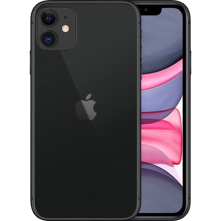 Apple iPhone 11 64 GB Smartphone - 15.5 cm (6.1") LCD 1792 x 828 - Dual-core (2 Core) 2.65 GHz Quad-core (4 Core) 1.80 GHz - 4 GB RAM - iOS 14 - 4G - Black