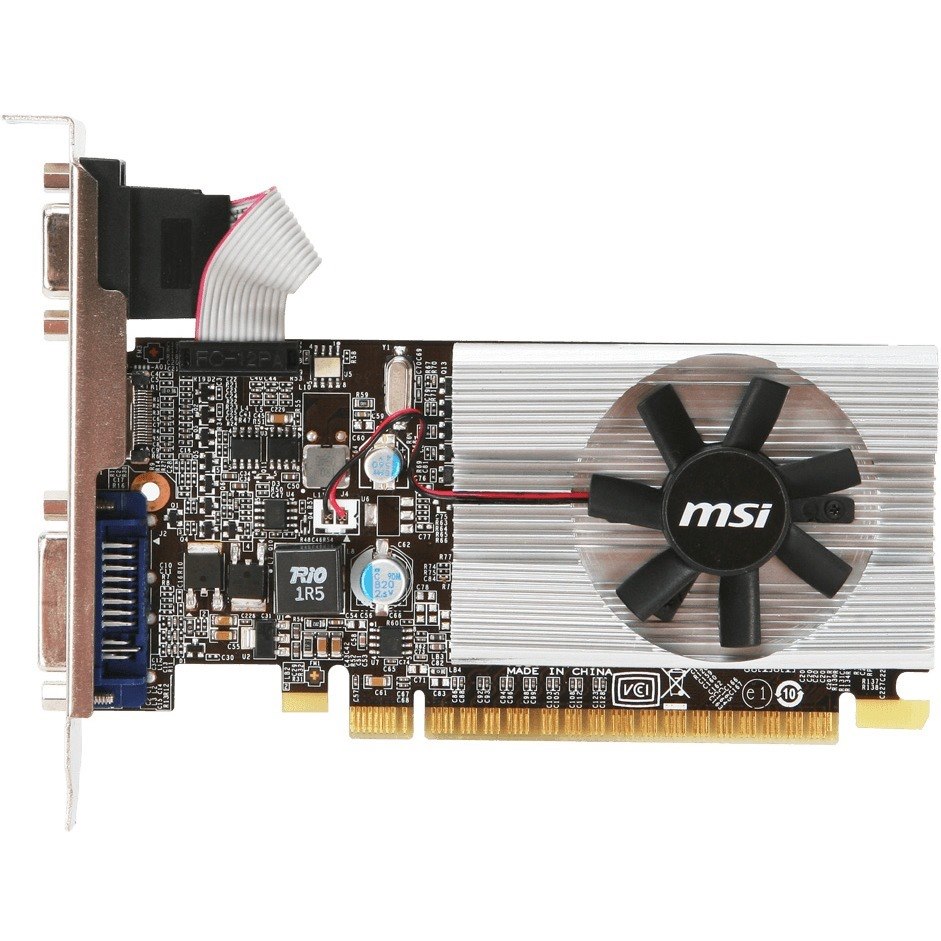 MSI NVIDIA GeForce 210 Graphic Card - 1 GB GDDR3 - Low-profile