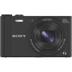 Sony Cyber-shot DSC-WX350 18.2 Megapixel Compact Camera - 0.17" - 3.39" - Black