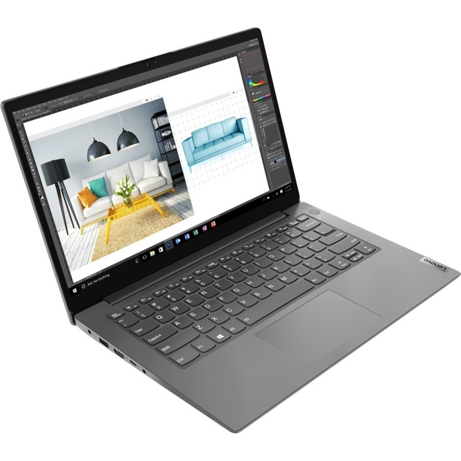 Lenovo V14 G2 ITL 82KA005MUS 14" Notebook - Full HD - Intel Core i3 11th Gen i3-1115G4 - 8 GB - 256 GB SSD - English Keyboard - Black