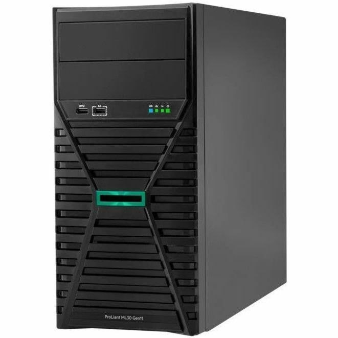 HPE ProLiant ML30 G11 4U Tower Server - 1 x Intel Xeon E-2434 3.40 GHz - 32 GB RAM - 1.92 TB SSD - (2 x 960GB) SSD Configuration - Serial ATA Controller