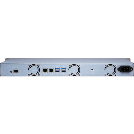 QNAP Short Depth Rackmount NAS with Quad-core CPU and 10GbE SFP+ Port
