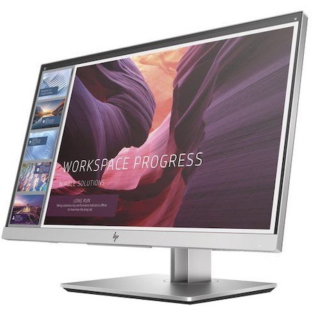 HP E223d 22" Class Full HD LCD Monitor - 16:9 - Silver Black