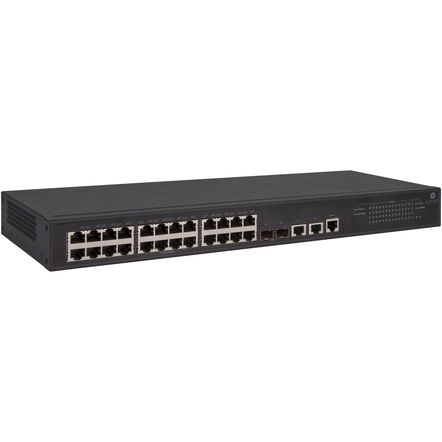 HPE 5130 EI 5130-24G-2SFP+-2XGT EI 26 Ports Manageable Layer 3 Switch - Gigabit Ethernet, 10 Gigabit Ethernet - 10/100/1000Base-TX, 10GBase-X, 10GBase-T