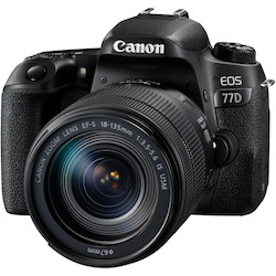 Canon EOS 77D 24.2 Megapixel Digital SLR Camera with Lens - 0.71" - 5.31"