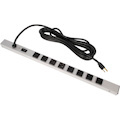 Rack Solutions 15A Vertical Power Strip with 24 Outlets (15ft Cord)