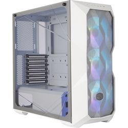 Cooler Master MasterBox MCB-D500D-WGNN-S01 Computer Case - ATX Motherboard Supported - Mid-tower - Mesh, Steel, Plastic, Tempered Glass - White