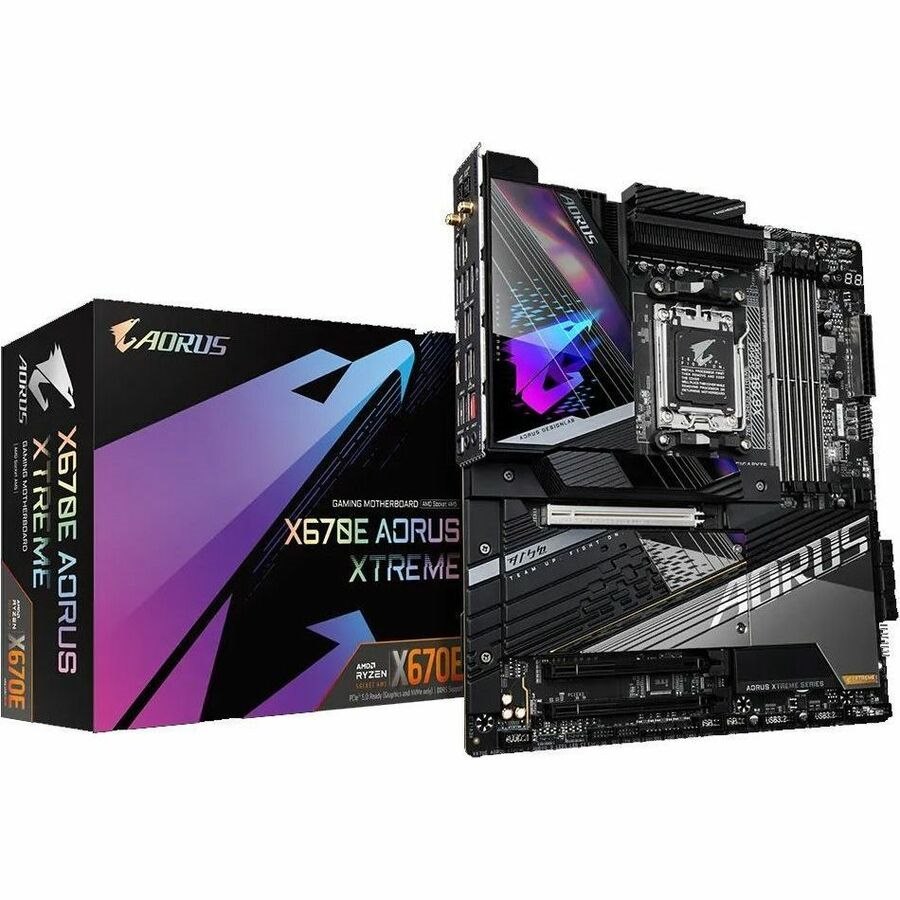 Gigabyte Ultra Durable X670E AORUS XTREME Gaming Desktop Motherboard - AMD X670 Chipset - Socket AM5 - Extended ATX