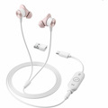 Logitech Zone Wired Earbud Stereo Earset - Rose