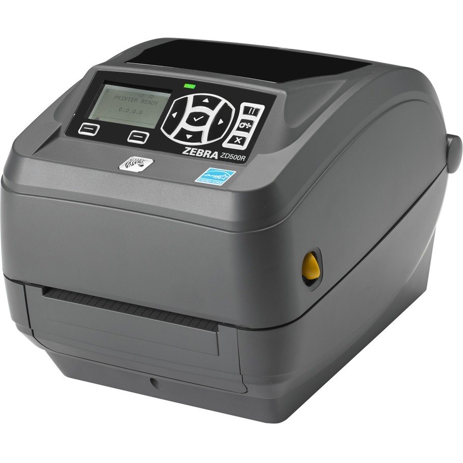 Zebra ZD500R Desktop Thermal Transfer Printer - Monochrome - RFID Label Print - USB - Serial - Parallel - RFID