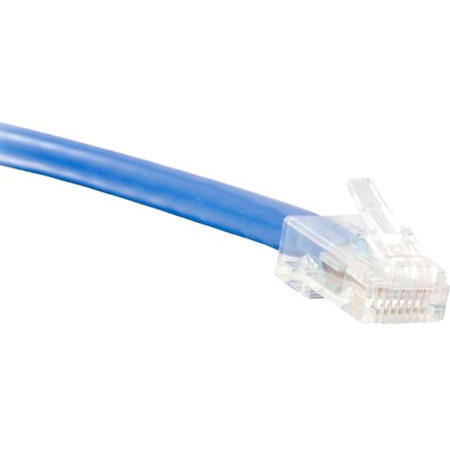 ENET Cat6 Blue 15 Foot Non-Booted (No Boot) (UTP) High-Quality Network Patch Cable RJ45 to RJ45 - 15Ft