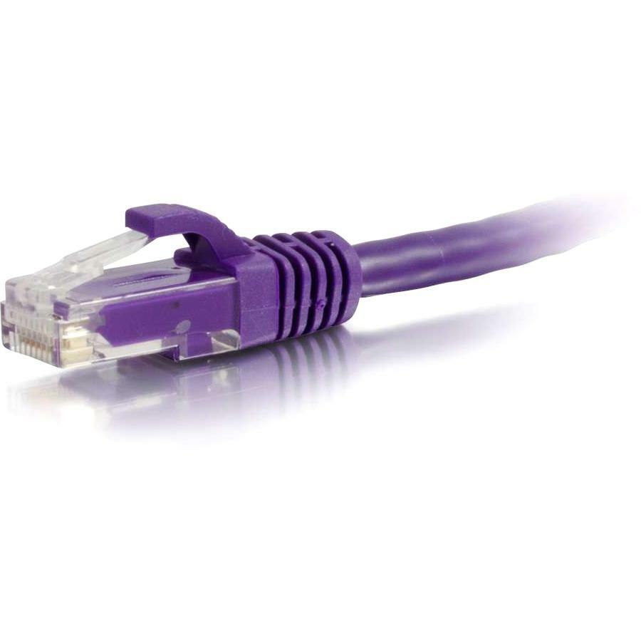 C2G-30ft Cat6 Snagless Unshielded (UTP) Network Patch Cable - Purple