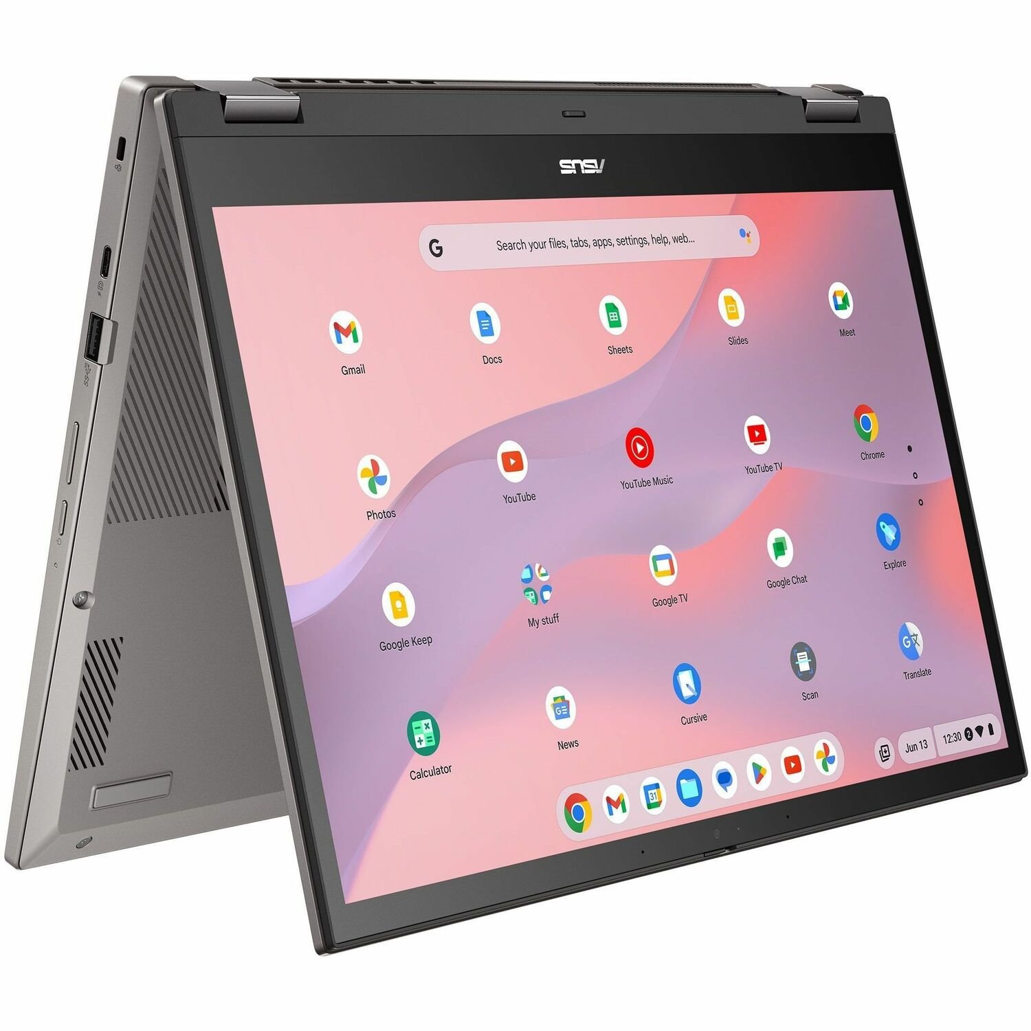 Asus Chromebook CM34 Flip CM3401 CM3401FFA-DB31T-CB 14" Touchscreen Convertible 2 in 1 Chromebook - WUXGA - AMD Ryzen 3 7320C - 8 GB - 128 GB SSD - Zinc