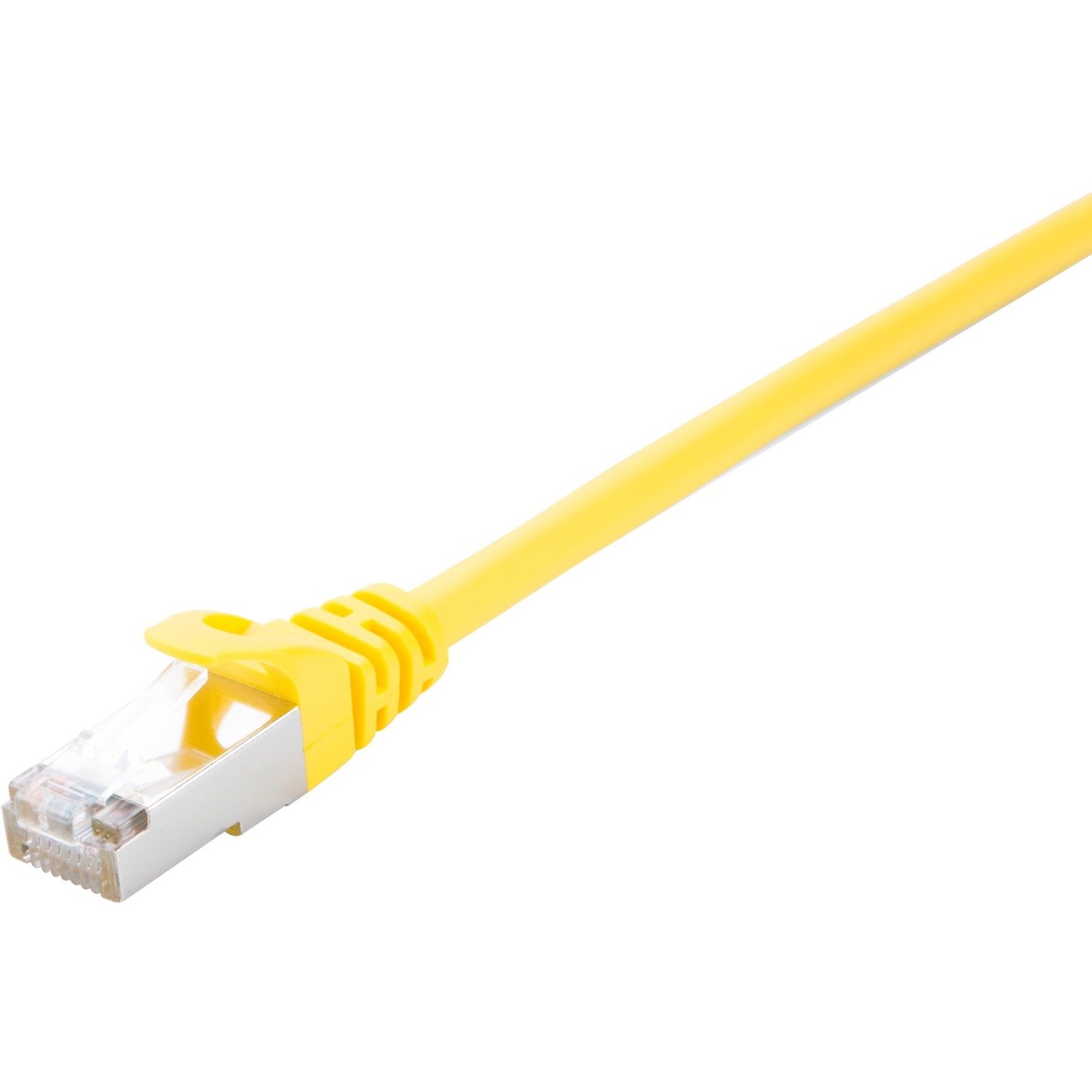 V7 V7CAT6STP-03M-YLW-1E 3 m Category 6 Network Cable for Modem, Patch Panel, Network Card