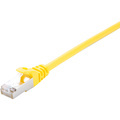 V7 V7CAT6STP-01M-YLW-1E 1 m Category 6 Network Cable for Modem, Patch Panel, Network Card