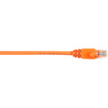 Black Box CAT5e Value Line Patch Cable, Stranded, Orange, 5-ft. (1.5-m), 10-Pack