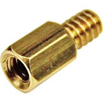 StarTech.com 6-32 Brass Motherboard Standoffs for ATX Computer Case - 15 Pack