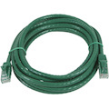 Monoprice FLEXboot Series Cat5e 24AWG UTP Ethernet Network Patch Cable, 14ft Green