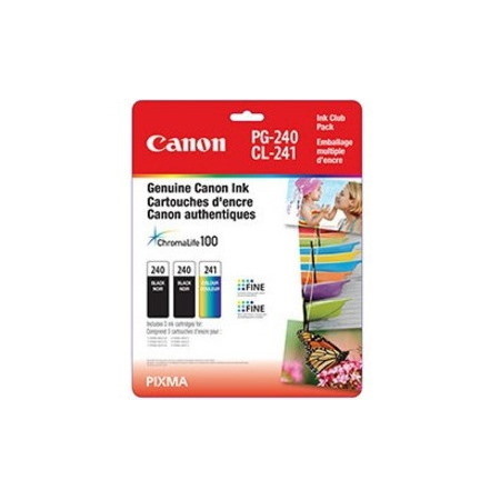 Canon Inkjet Ink Cartridge - Black, Tri-color - 3 / Pack