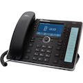 AudioCodes 445HD IP Phone - Corded - Corded/Cordless - Bluetooth, Wi-Fi - Wall Mountable - Black