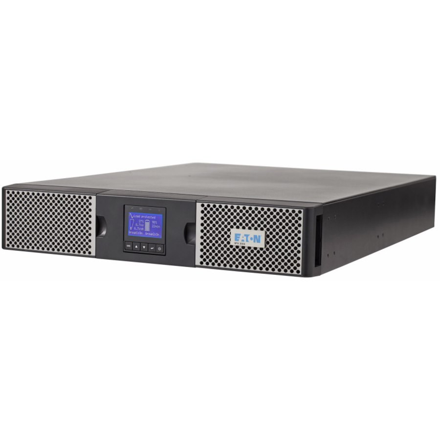Eaton 9PX 1500VA 1350W 120V Online Double-Conversion UPS - 5-15P, 8x 5-15R Outlets, Cybersecure Network Card, Extended Run, 2U Rack/Tower - Battery Backup
