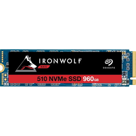 Seagate IronWolf 510 ZP960NM30011 960 GB Solid State Drive - M.2 2280 Internal - PCI Express NVMe (PCI Express NVMe 3.0 x4) - Conventional Magnetic Recording (CMR) Method