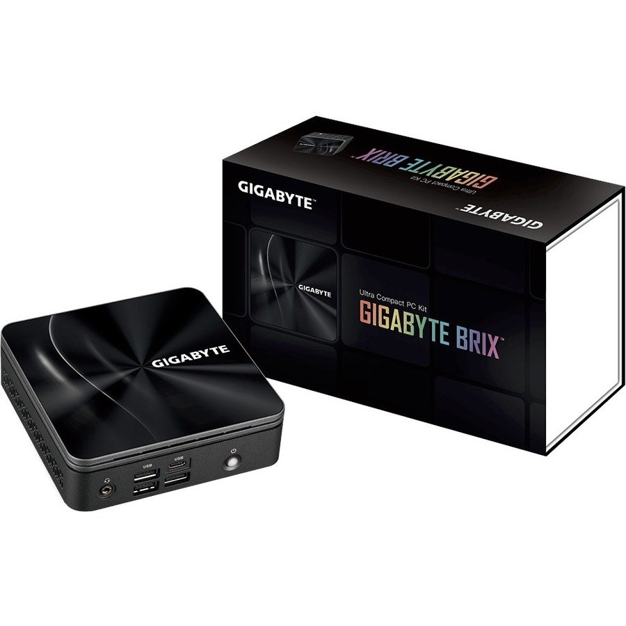 Gigabyte BRIX GB-BRR5-4500 Barebone System - Mini PC - AMD Ryzen 5 4500U 2.30 GHz Hexa-core (6 Core)