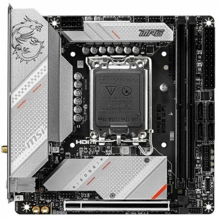 MSI MPG B760I EDGE WIFI Gaming Desktop Motherboard - Intel B760 Chipset - Socket LGA-1700 - Mini ITX