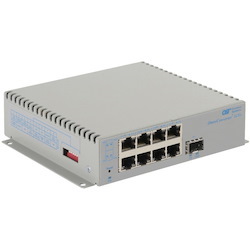 Omnitron Systems OmniConverter Unmanaged Gigabit, SFP, RJ-45, Ethernet Fiber Switch