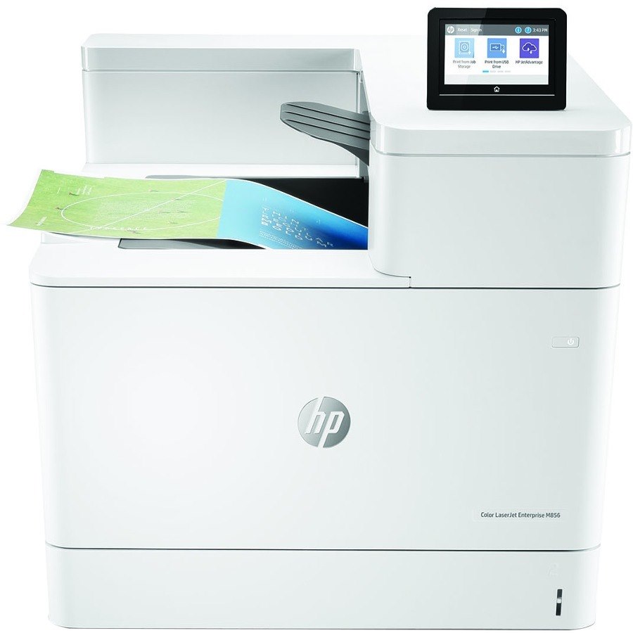 HP M856 M856dn Desktop Laser Printer - Color