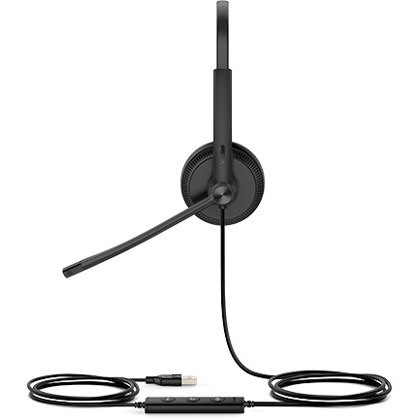 Yealink UH34 Wired Over-the-head Mono Headset - Black