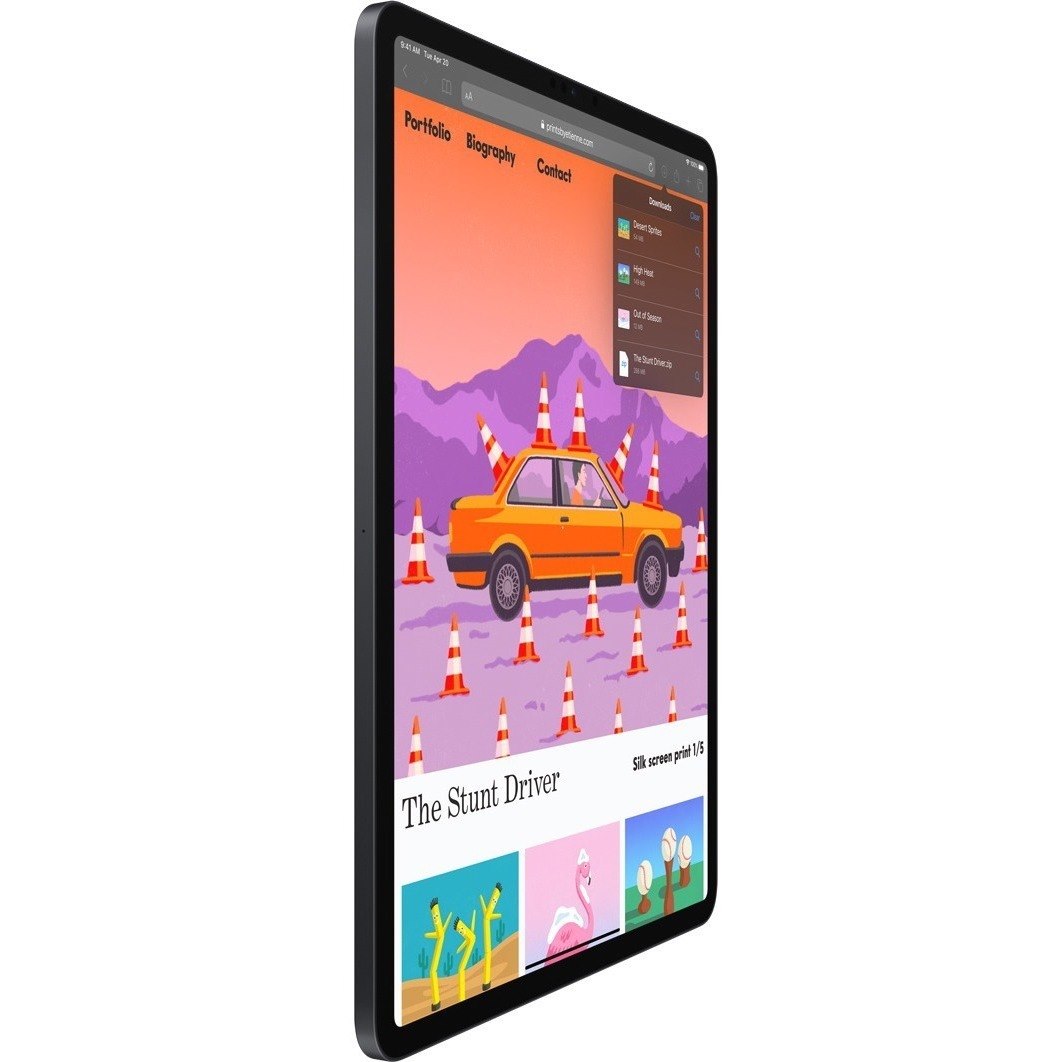 Apple iPad Pro (5th Generation) A2378 Tablet - 12.9" Full HD Plus - Apple M1 Octa-core - 16 GB - 1 TB Storage - iPadOS 14 - Space Gray