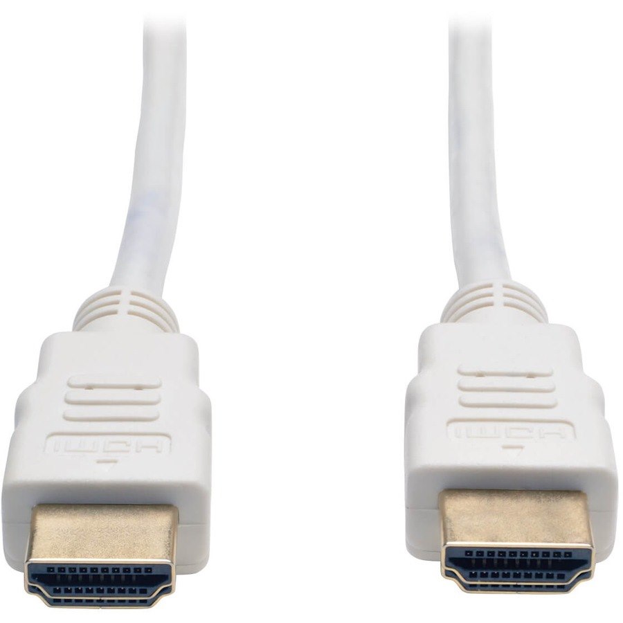 Eaton Tripp Lite Series High-Speed HDMI Cable (M/M) - 4K, Gripping Connectors, White, 6 ft. (1.8 m)