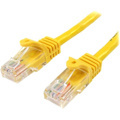 StarTech.com 0.5m Yellow Cat5e Patch Cable with Snagless RJ45 Connectors - Short Ethernet Cable - 0.5 m Cat 5e UTP Cable
