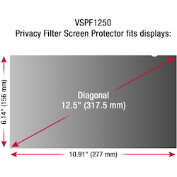ViewSonic Privacy Screen Filter Black
