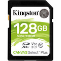 Kingston Canvas Select Plus SDS2 128 GB Class 10/UHS-I (U3) SDXC - 1 Pack