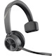 Poly Voyager 4300 UC Wired/Wireless On-ear, Over-the-head Mono Headset - Black